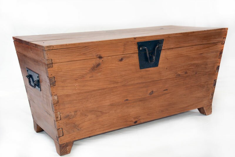 Camphor Wood Blanket Box - Antique