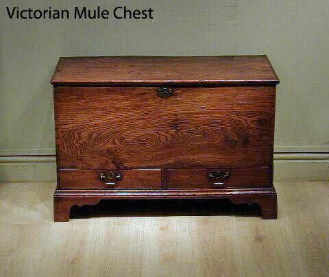 mule wooden chest