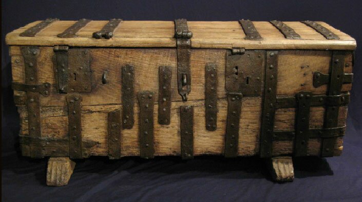 History Of Wooden Chests Trunks, Old Wooden Chests Uk
